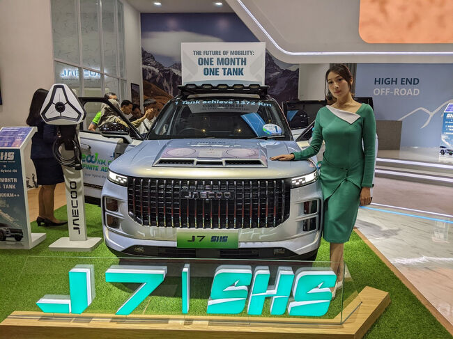 中國・チェリー（奇瑞）が展開するSUVブランド・Jaecooの J7<br />