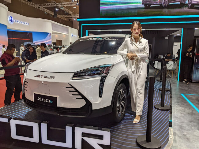 チェリー傘下JETOURの小型SUVのEV車・JETOUR X50e<br />