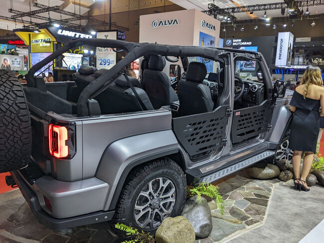 BJ40のサイドビュー<br />