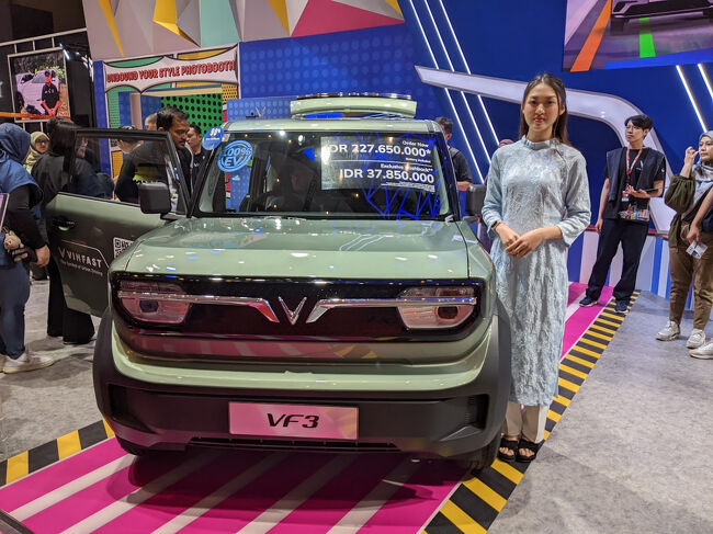 ベトナムのEVメーカー・ビンファストのVF3<br />