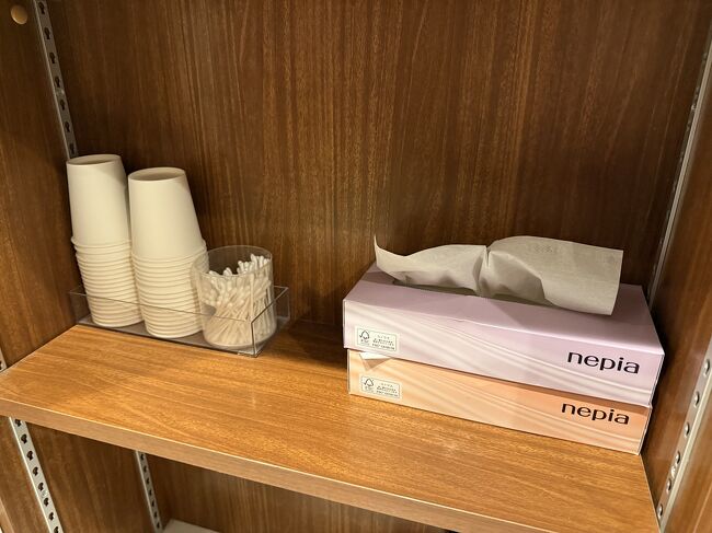 風呂場の脱衣所にはティッシュがありませんでした。
