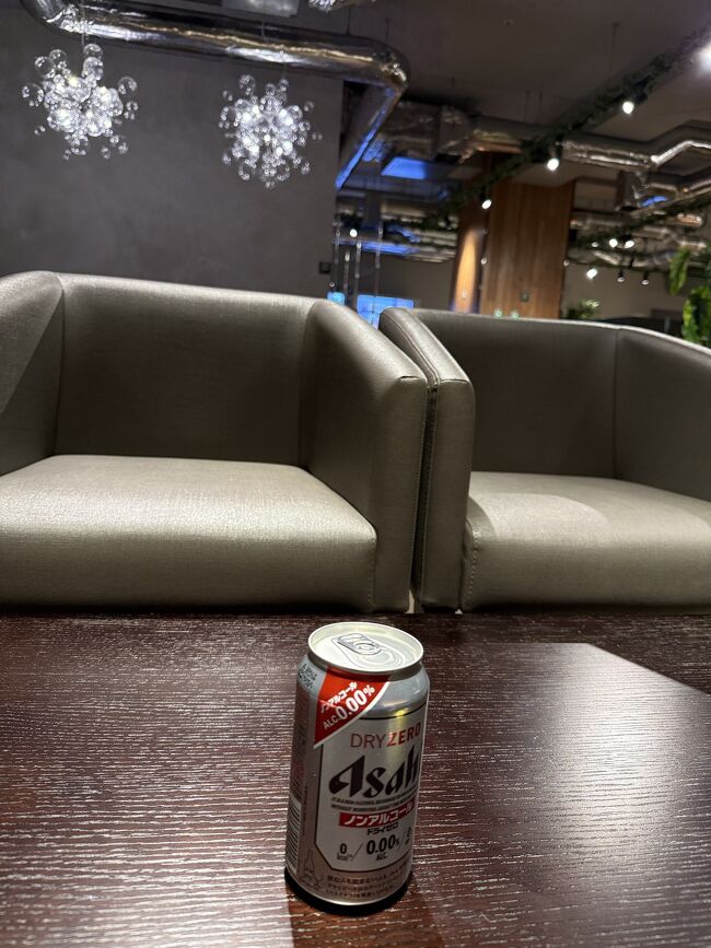 風呂上りに2階の共用スペースで一息です。<br />サウナはセルフロウリュ可能で、<br />浴槽は薬湯、寝湯もあります。<br />日帰り入浴で一度利用したことがありますが、<br />1500円で午後2時から10時までです。<br />10時までは混雑すると思い、10時過ぎに風呂に行ったら、<br />宿泊者で大混雑でした。<br />