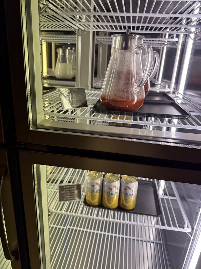 トマトジュースとプレミアムフリーがありました。<br />これはうれしいです。