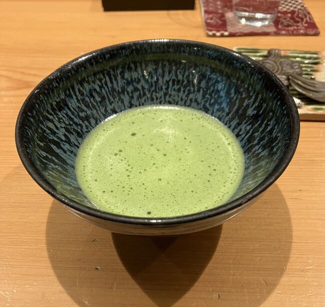 デザートは、お薄に