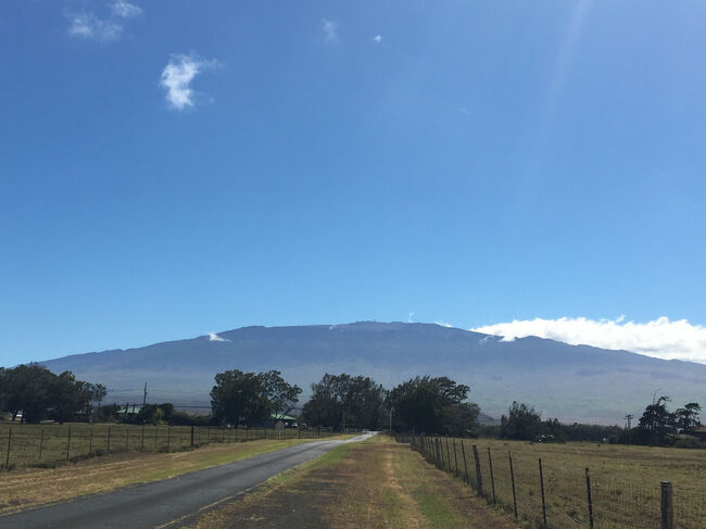マウナケアの姿が神々しい