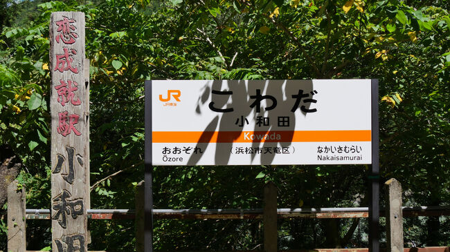 小和田駅には、「恋成就駅」の木の標識もありました。<br /><br />小和田駅は山の中の無人駅ですが、平成の初め、にぎわった時代がありました。<br />天皇陛下が皇太子時代に、「小和田雅子」さんとご結婚されたのです。<br />小和田駅は「こわだ」、小和田雅子さんは「おわだ」と読みは違うものの、漢字は「小和田」で同じだったのでちょっとしたブームになりました。<br />ここで結婚式を挙げられたカップルもいたそうです。