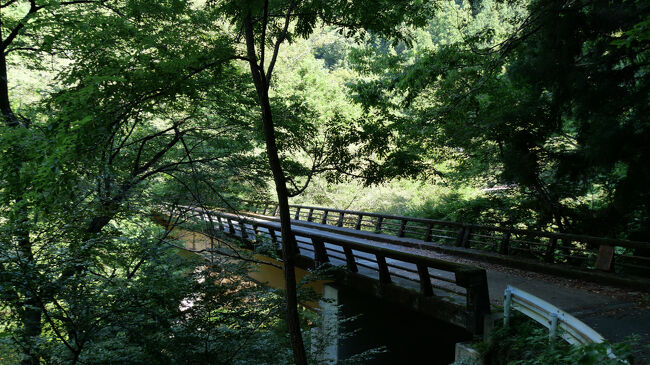 この駅は周辺に民家はまったくなく、無人地帯です。<br />駅から橋を渡って、少し歩いていきます。