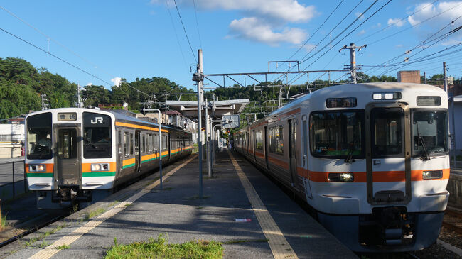 天竜峡駅に到着。<br />この駅は観光地・天竜峡の最寄り駅でもあり、久しぶりに「都会」に戻ってきた感じになりました。
