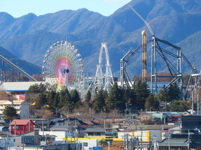 富士急ハイランドもはっきりくっきり見えました。