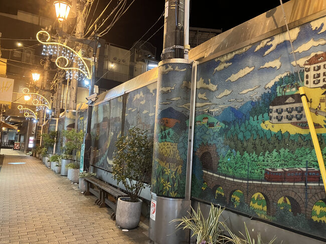 10月に通りかかった路地です。