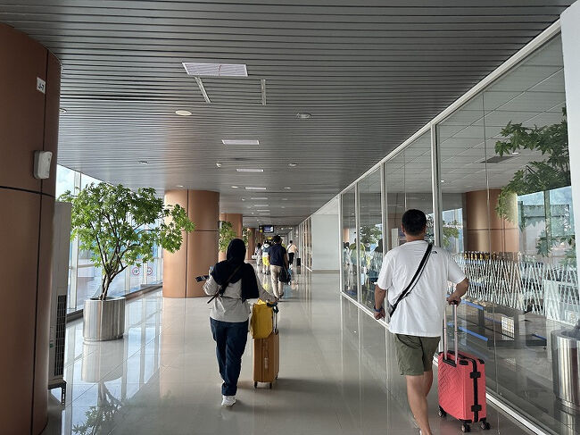 予定通りに搭乗、離陸。