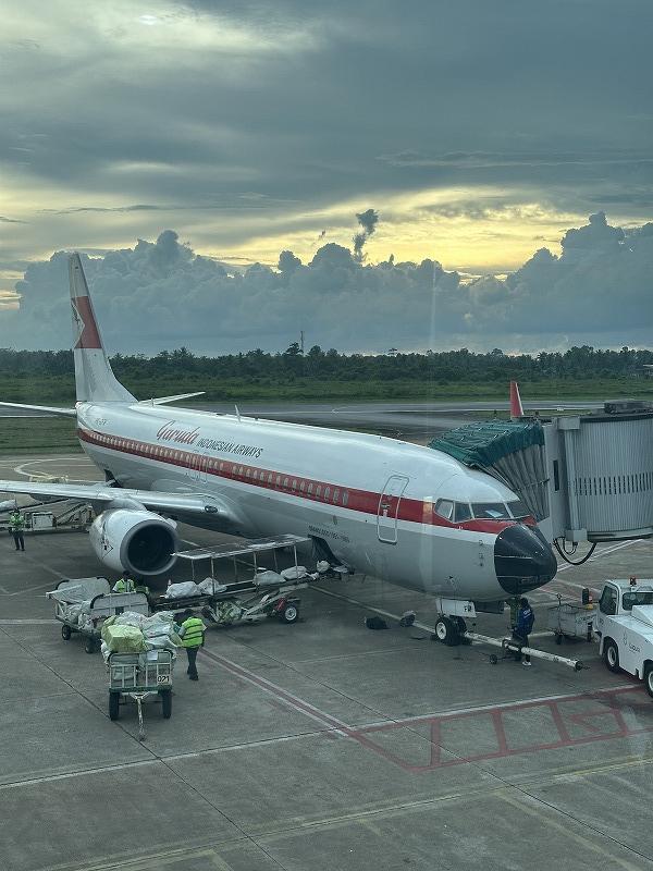 いつものガルーダの機体デザインと違うと思ったら、レトロ塗装らしい。<br />乗るのはもちろん、見るのも初めて！