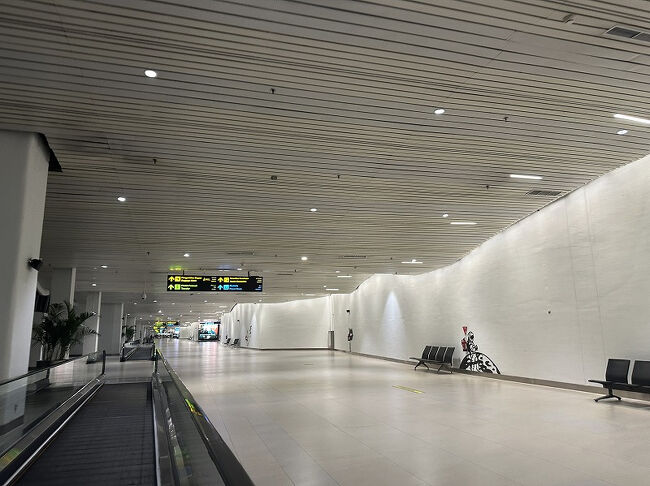 1時間10分で到着しました。<br />ただ、降りたところから手荷物受取所までがすごく遠かった！