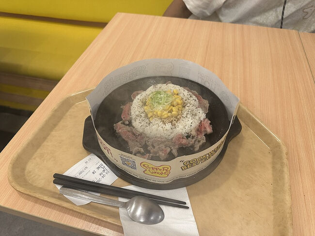 ◎ペッパーランチ<br />こちらも別の日。<br />フツーにおいしかった。<br />このモール内に日本のチェーン店が3つ入っていて、制覇。<br />他にはKFCやスタバなどなど。<br />モール内には大きいスーパーもあります。<br />あと、トイレにはトイレットぺーバーがありませんでした。