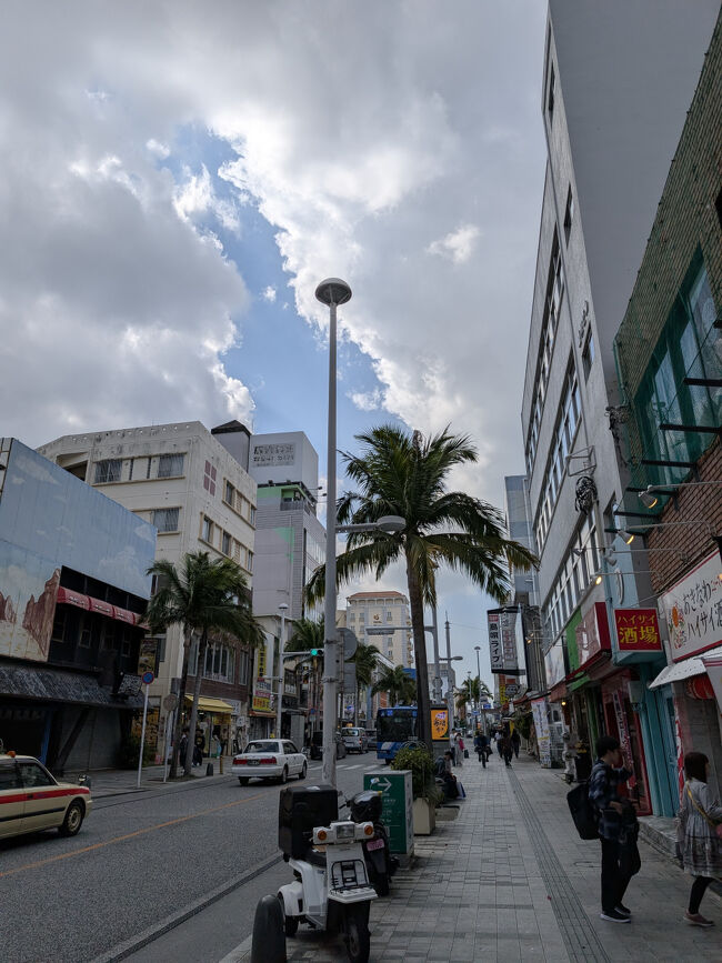 久しぶりの国際通り。<br />前回のコロナ禍直前の静まり返った光景が嘘のように、修学旅行生や観光客で賑わっていました。<br />やっぱりこの活気があってこそ、沖縄のメインストリートですね。