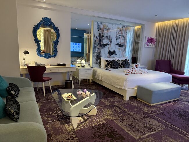 グランドセントラルスイートのお部屋です<br />マリリンモンローが見てる…