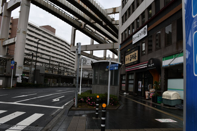 モノレールの線路が見えます