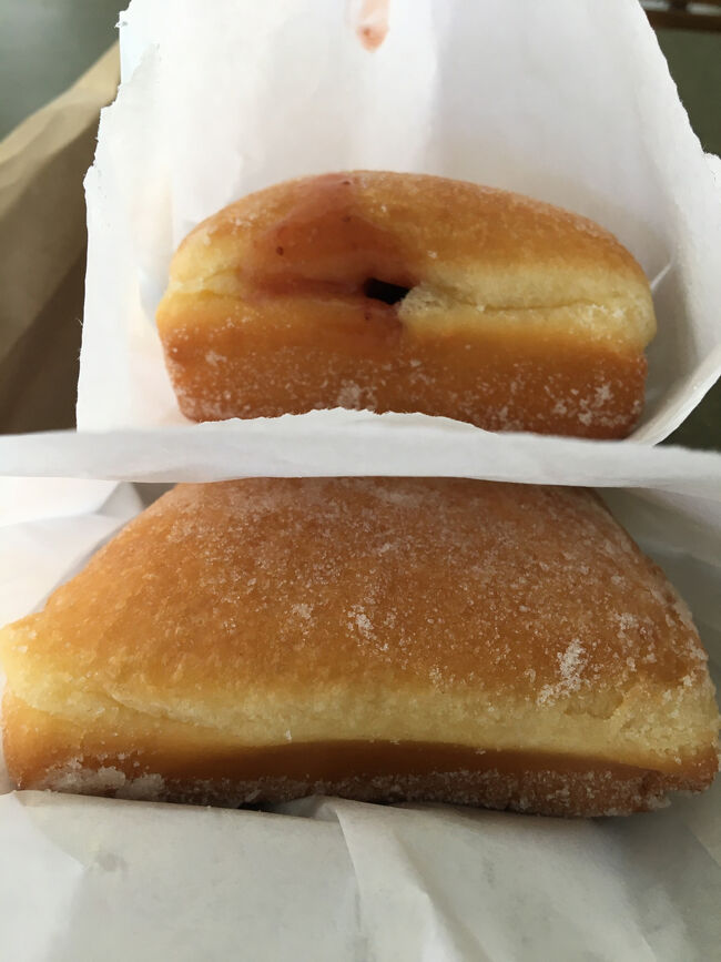 ７：４５　テックス・ドライブインにて朝食