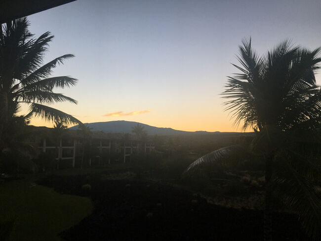 今日も美しい朝です