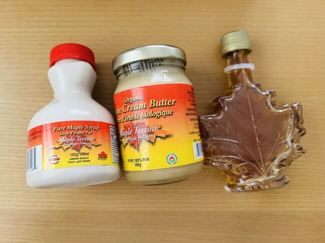 メープルバターやシロップ