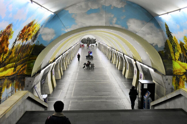 さらに下ったところにホームあり