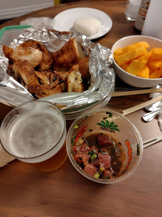 前日までの残り物で、一杯