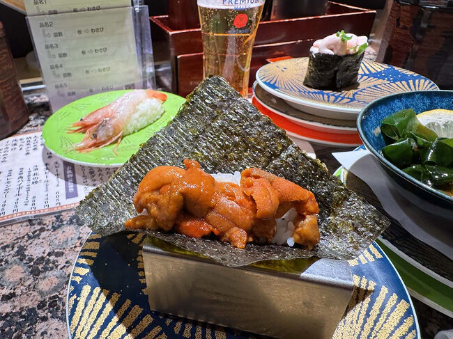 ウニも食べて幸せ。