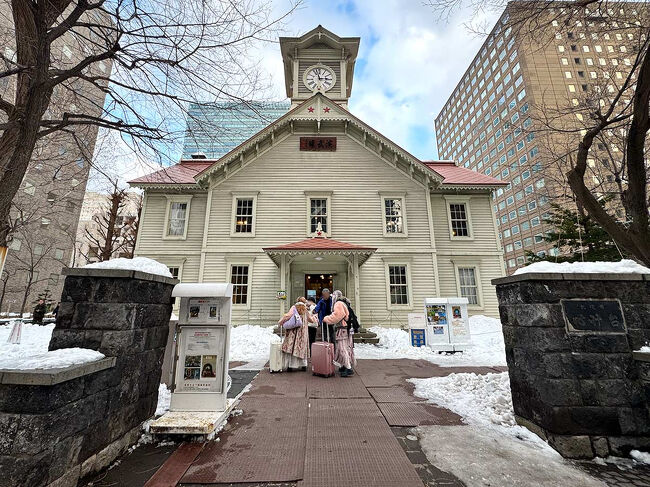 13年ぶりに見る時計台。