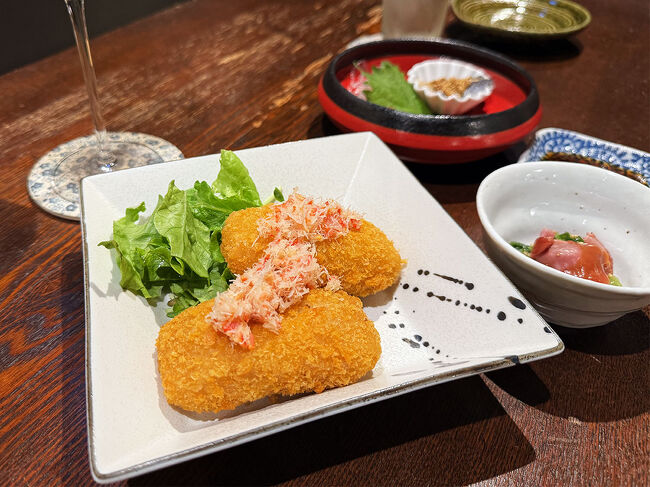 カニクリームコロッケ。