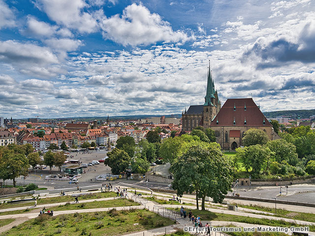 美しい中世の町並みエアフルト　～ゲーテ街道の旅～