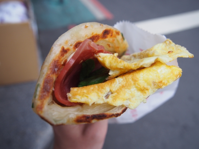  天津葱抓餅の葱抓餅