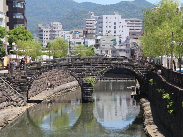 6. 恋がかなうとウワサのハート石にもご注目「眼鏡橋」