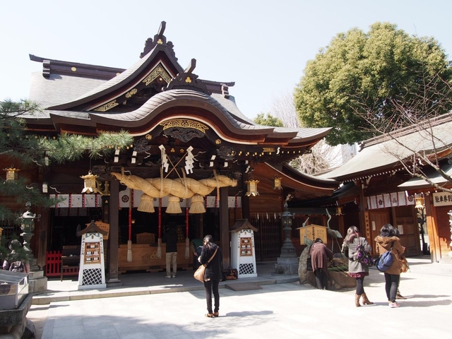 3. “飾り山笠”を見に行こう！ 山笠が奉納される「櫛田神社」