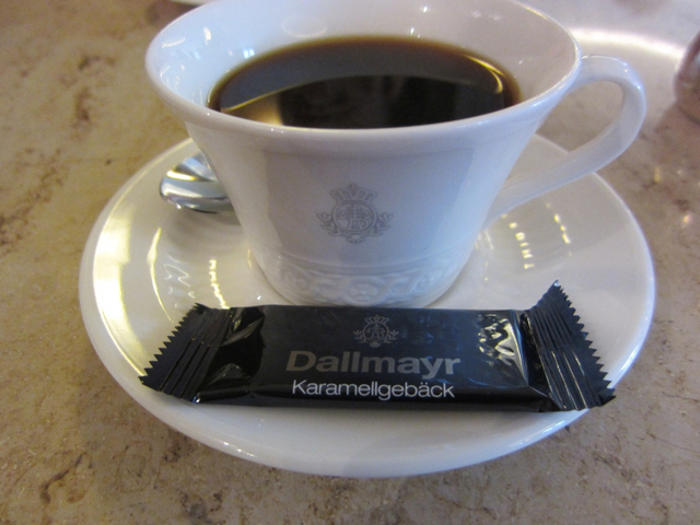 「ダルマイヤー」のコーヒー