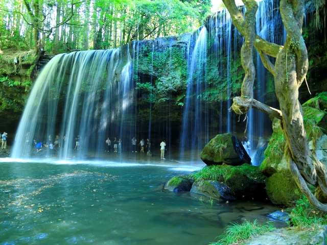 5. まるで水のカーテン！ 別名”裏見の滝”「鍋ヶ滝公園」
