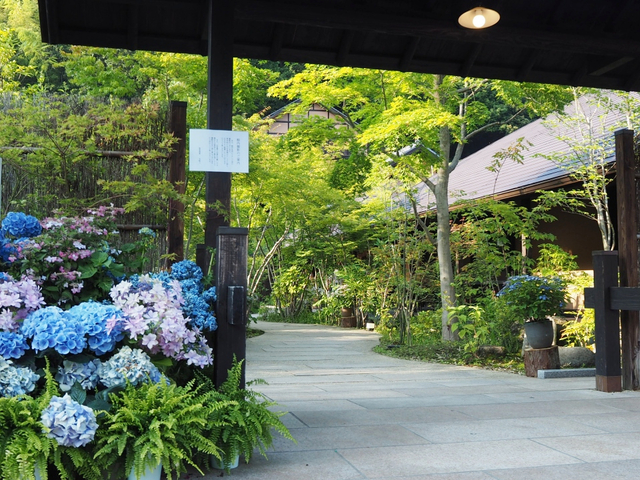 6. 多彩なお風呂と素朴な里山の料理が味わえる「箱根湯寮」