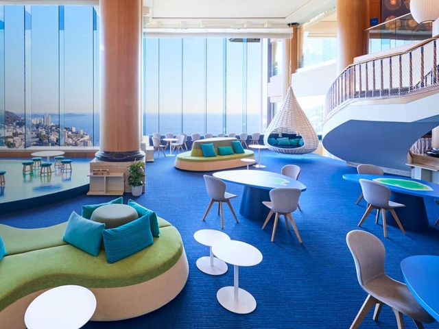 5位 星野リゾート リゾナーレ熱海 / 遊び心ある館内にオシャレな客室