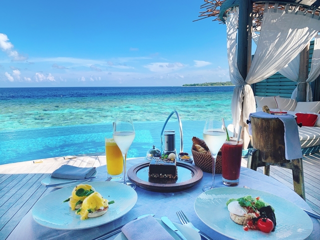 モルディブの水上コテージを紹介しました
