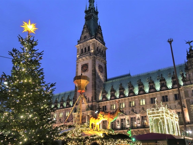 【8位】ハンブルクのクリスマスマーケット (ヴァイナハツ マルクト）