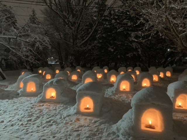 4. 弘前城雪燈籠まつり / 青森