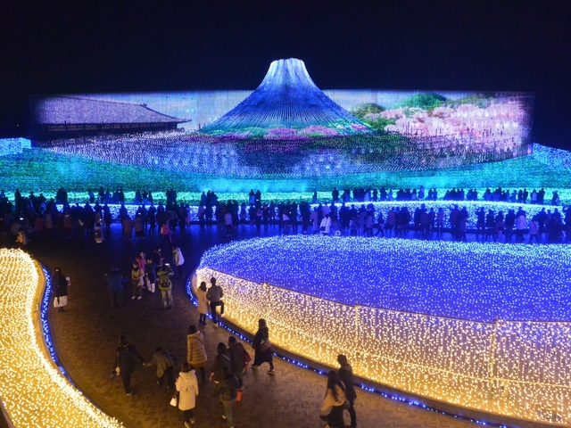 【1位】なばなの里 ウィンターイルミネーション 冬華の競演 / 三重県