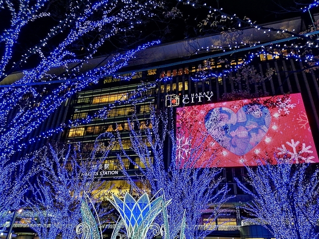 【7位】JR博多シティ イルミネーション / 福岡県