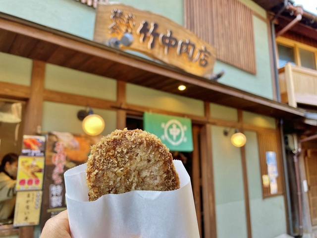 おすすめの食べ歩きグルメ1. 竹中肉店