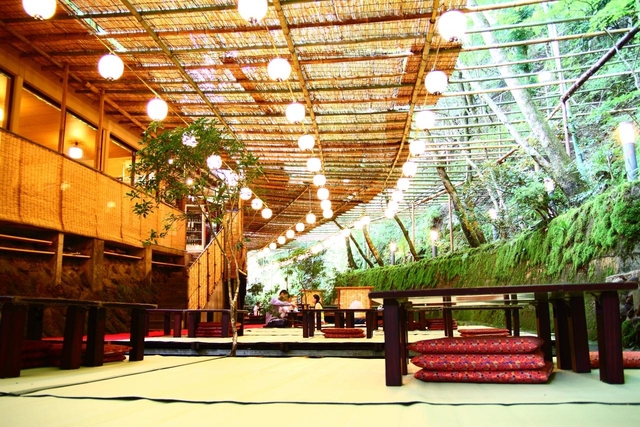 貴船の川床について