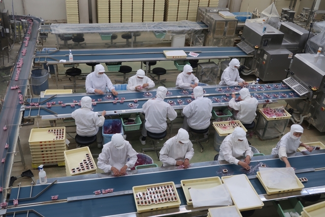 5. 山梨銘菓の製造見学＆お菓子の詰め放題も人気「桔梗信玄餅 工場テーマパーク」