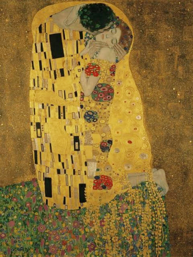 クリムト『接吻』