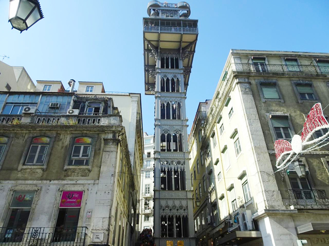 サンタ ジュスタのエレベーター