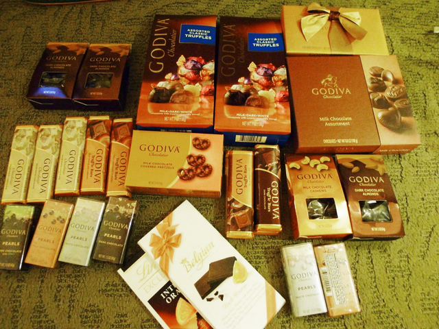 ゴディバのチョコレート