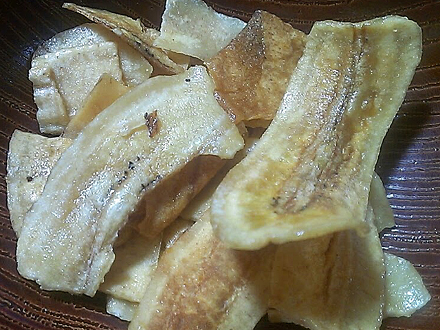  バナナチップス